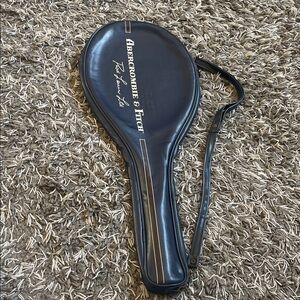 Vintage Abercrombie and Fitch tennis racquet and case